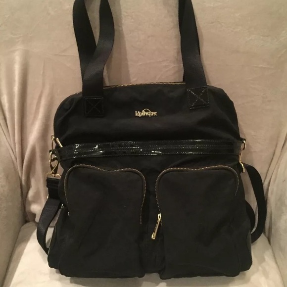 Kipling Handbags - Kipling Camryn Laptop Satchel- Black